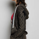 Knit Stone Wash Hoodie