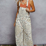 Floral and Lace Detail Overall