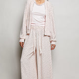 Blush Wide Leg Lounge Pant
