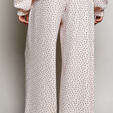 Blush Wide Leg Lounge Pant