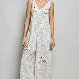 Soft Floral Overalls