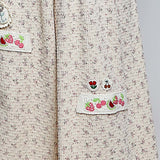 Latte Floral Overall