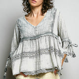 Sage Linen Blouse