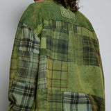 Green patchwork Jacket