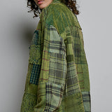 Green patchwork Jacket