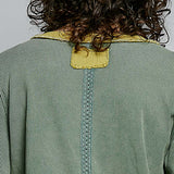 Green Henley Top