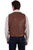 Vintage Mens Brown Leather Vest