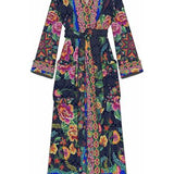 Johnny Was Cozy Robe-Darnahta Print