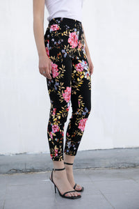 Floral Pull-on Pants