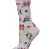 Memoi It's Owl Good Bamboo Crew