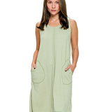 Boho Crinkled Dress Patchwork