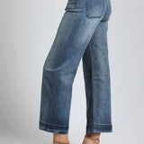 Cropped Wide Leg Pant