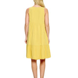 Hand Stitched Midi Dress