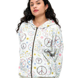 Floral Peace Hoodie
