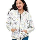 Floral Peace Hoodie