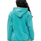 Hoodie Boho Casual Vintage Washed