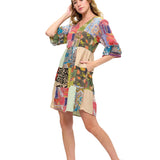 Bohemian Patchwork Dress