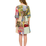 Bohemian Patchwork Dress