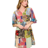 Bohemian Patchwork Dress