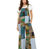 Patchwork Overalls