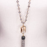 Athena Necklace in Smoke