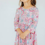 Dream Big Little One 3/4 Pocket Twirl Dress