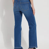 'Holding Power' Premium Denim Relaxed Straight Media Back View