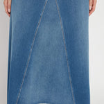 Camille Denim Maxi Skirt Front V