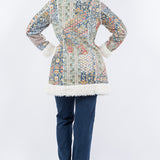 Patchwork Faux Suede/Shearling Jacket