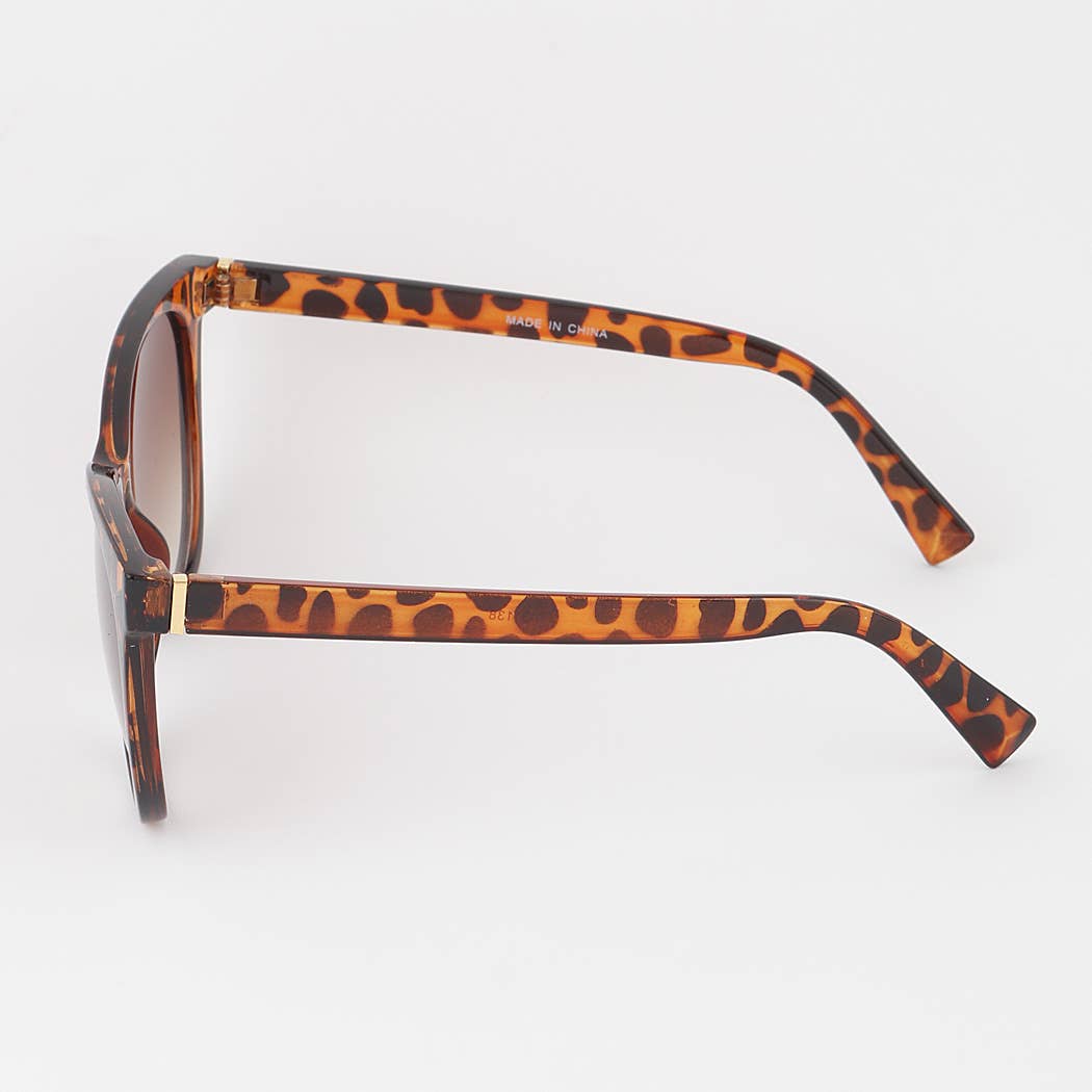 Minimal Round Cateye Sunglasses