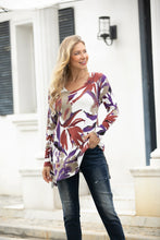 Load image into Gallery viewer, Floral Cashmere Feel Tunic
