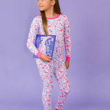 Sweetie-Saurus Dinosaurs Ruffle Long Sleeve Pajama Set