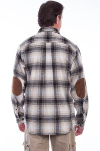 Brawny flannel plaid shirt