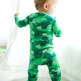 Camo Chameleon Footed One Piece Pajama