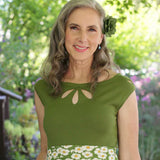 Norma Pullover-Fern Green
