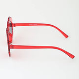 Kids Bright Flower Frame Sunglasses