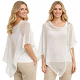 Mesh Knit Poncho