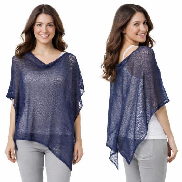 Mesh Knit Poncho