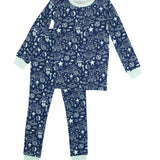 Boys Blast Off Bamboo Viscose Long Sleeve Pajama Set