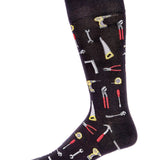 MeMoi Lumberjack Bamboo Blend Men's Crew Socks