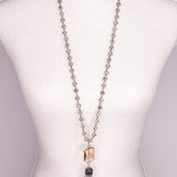 Athena Necklace in Smoke