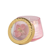 Watercolor Pressed Floral Candles