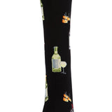 MeMoi Wine and Cheese Bamboo Blend Crew Socks