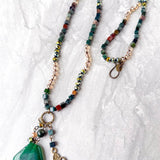 Suki Necklace - India Agate