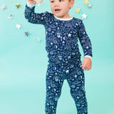 Boys Blast Off Bamboo Viscose Long Sleeve Pajama Set