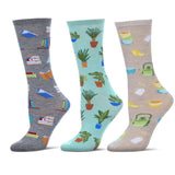 Memoi Booktrovert 3 Pack Sock Gift Set