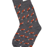 MeMoi Fox Cashmere Blend Men's Crew Socks