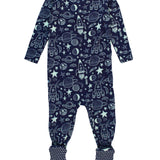 Baby Boys Blast Off Bamboo Viscose Footed One Piece Pajama