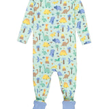 Baby Boys Dino-mite Dude Dinosaur Bamboo Viscose Footed One Piece Pajama