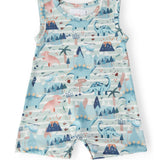 Dino Tracks Shorty One-Piece